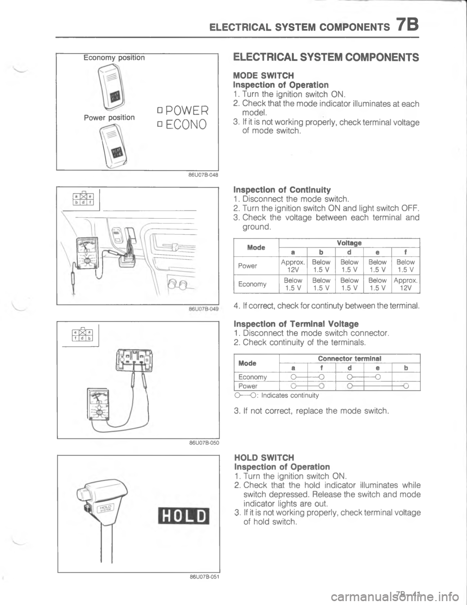 MAZDA MX-6 1988  Workshop Manual 5.5(#4(. 767#5 (/-/)5)#7 D 85  	
- 	
D\)
\)5



;

H




>

!

;
H

A

1
"%
-
8
8
8
8

58
8
8
8


G


;


"
5
/BB/


01
/
H

