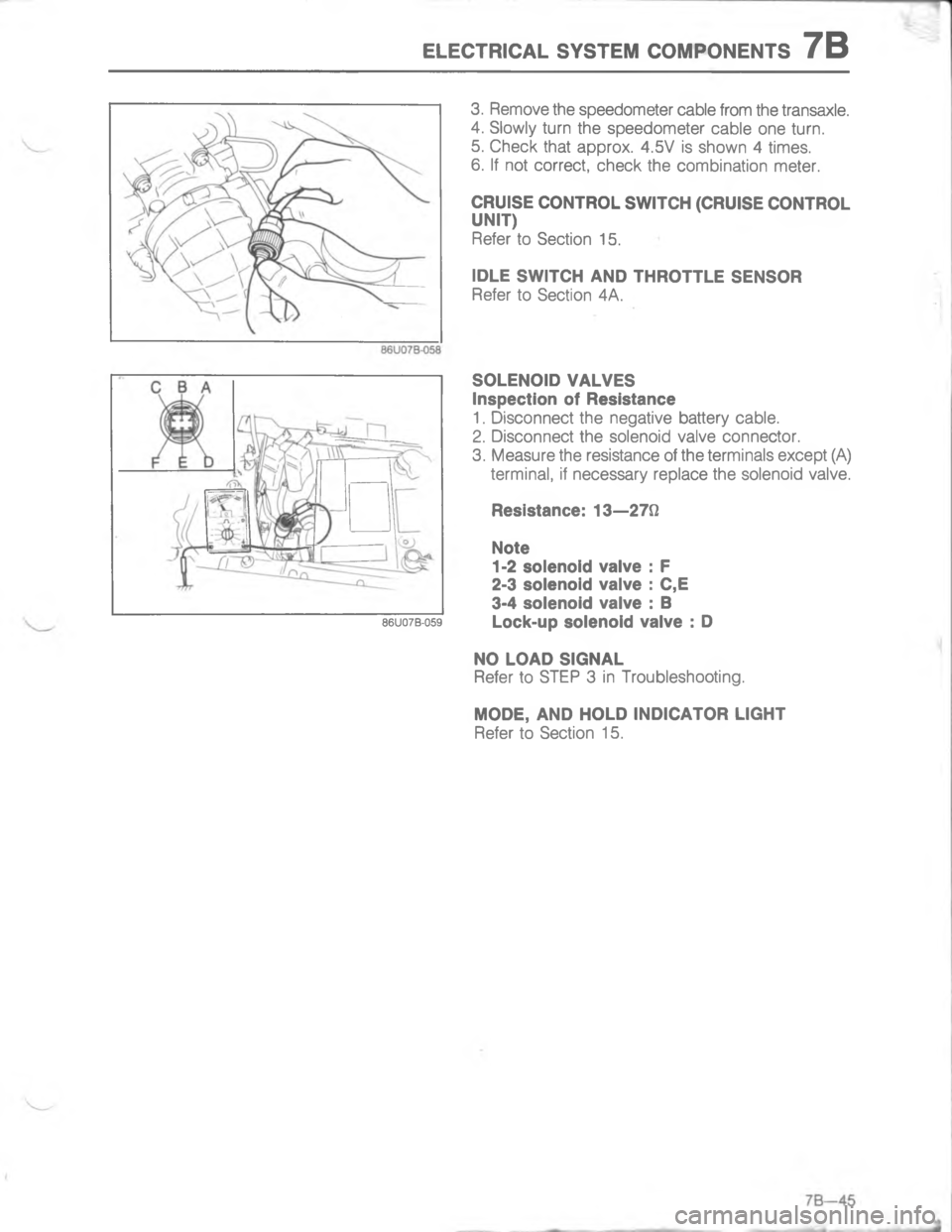 MAZDA MX-6 1988  Workshop Manual 5.5(#4(. 767#5 (/-/)5)#77<H
G
C
<

=
4

4



;
H



/

26
0

4

4 