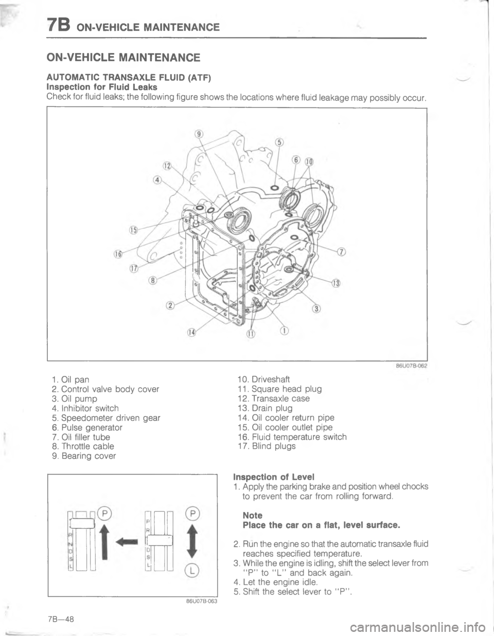 MAZDA MX-6 1988  Workshop Manual 7///\)
	

\(

;
H
G
C
<
D






 
;

H
X
G
CD 
