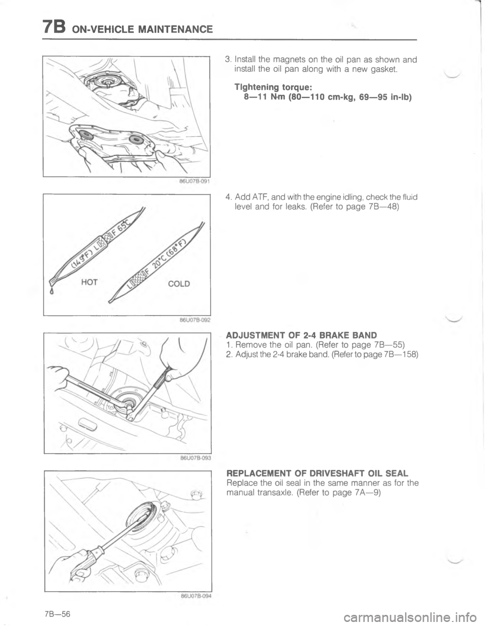 MAZDA MX-6 1988  Workshop Manual 7//H


@
G

	

;

4
D 