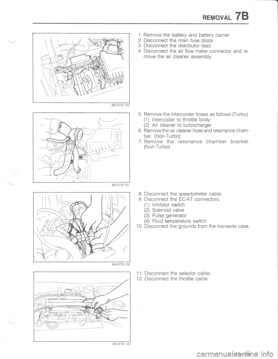 MAZDA MX-6 1988  Workshop Manual 45/1.7
;
H
G

C
2
2
<
!
D
2\)


2
2
2
2

<D 