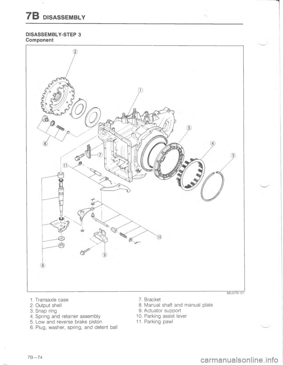 MAZDA MX-6 1988  Workshop Manual 7/,



D



 
;
H
G
C
<D 