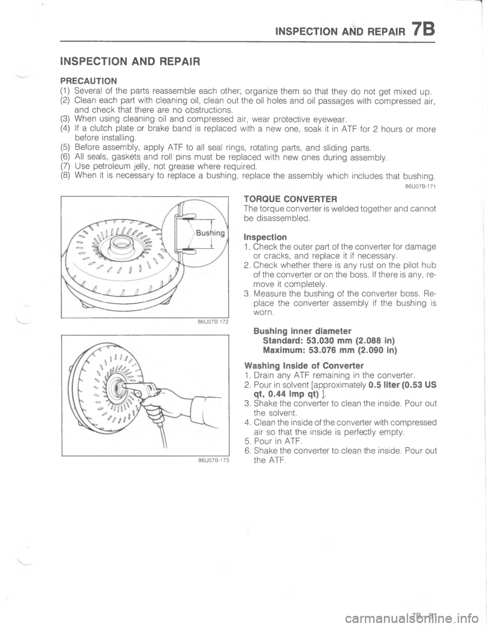 MAZDA MX-6 1988  Workshop Manual )7-5(#/) ), 45-47\)
 
2
2

2
2
!
2
2
2
2
<

#
!



;


H


:




;-
M
H

G

C
<
 <:=D8D 