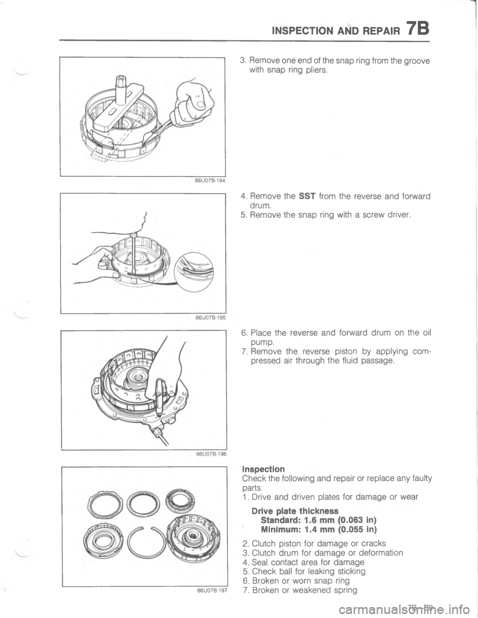 MAZDA MX-6 1988  Workshop Manual )7-5(#/) ), 45-47H

G

C
<

D
		
\(





;
H
G
C
<
DD 