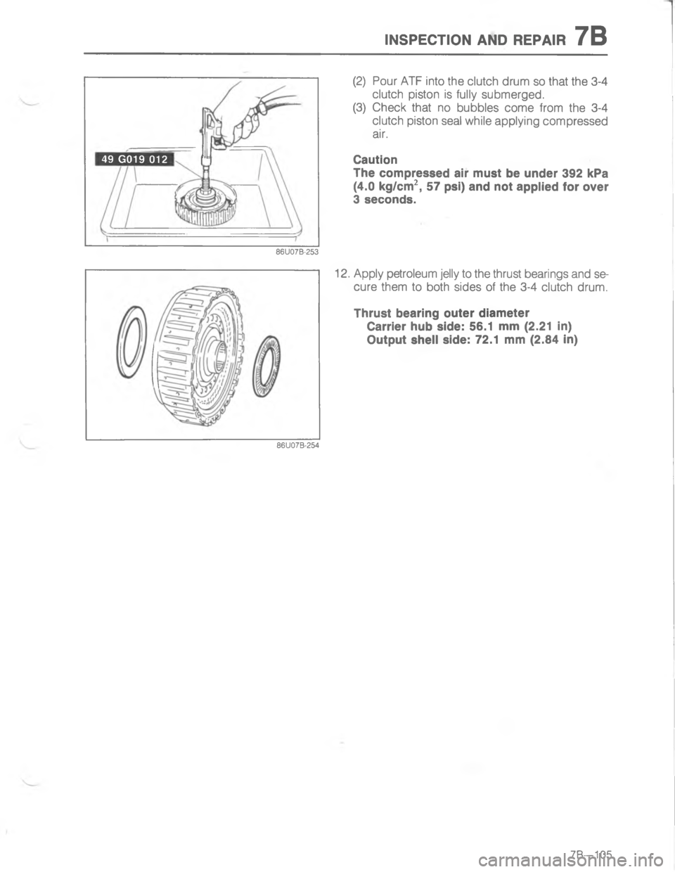 MAZDA MX-6 1988  Workshop Manual )7-5(#/) ), 45-472

2




46>-
2





 6
D 