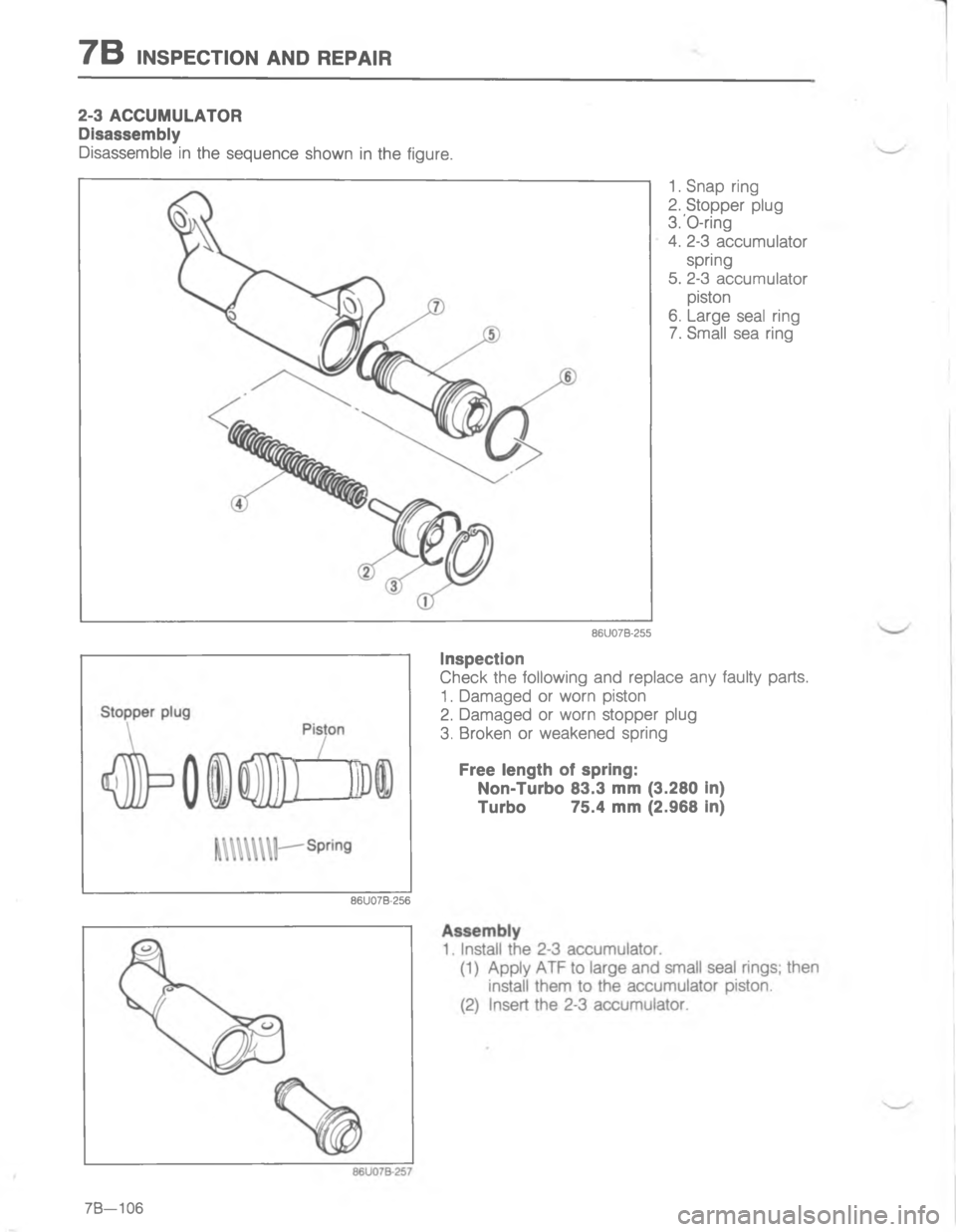 MAZDA MX-6 1988  Workshop Manual 7/

,		

;
H
G
	
C

<
D


\(

;
H



D 