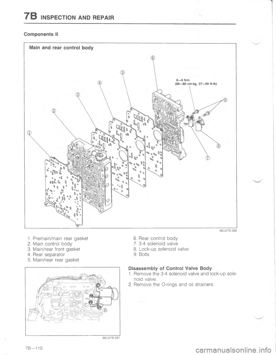 MAZDA MX-6 1988  Workshop Manual 7/


;
H
G
C
<
D





;D 