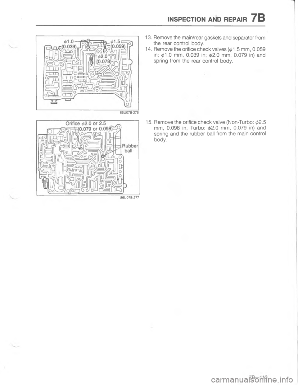 MAZDA MX-6 1988  Workshop Manual )7-5(#/) ), 45-4D



	



	
! 
 