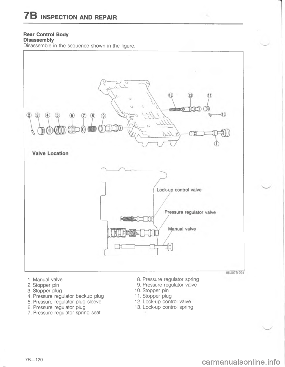 MAZDA MX-6 1988  Workshop Manual 7/\)

,		

;
H
G
C
<
D




D 