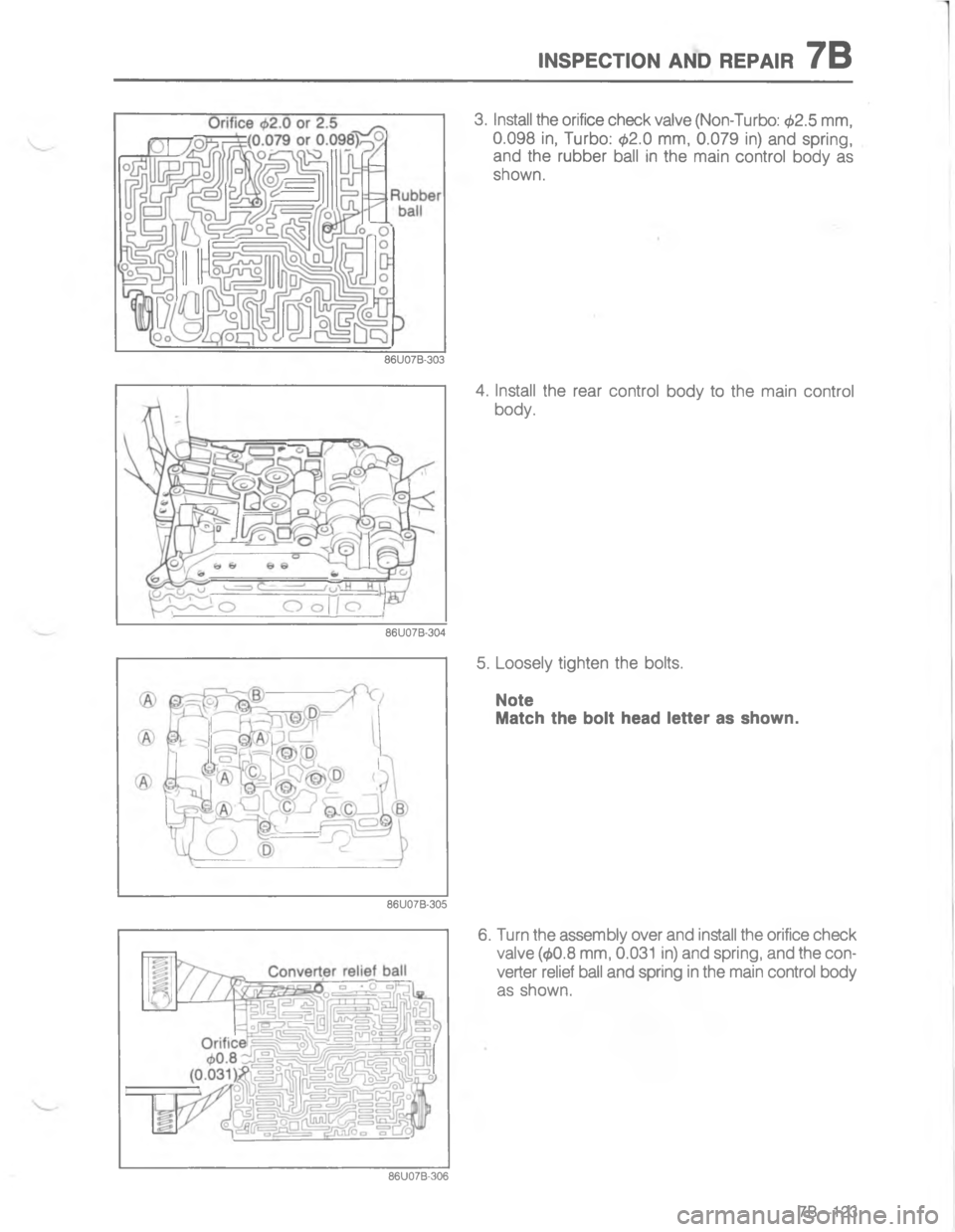 MAZDA MX-6 1988  Workshop Manual )7-5(#/) ), 45-47H
=

	

G
! 
C



<
&
&
<D 