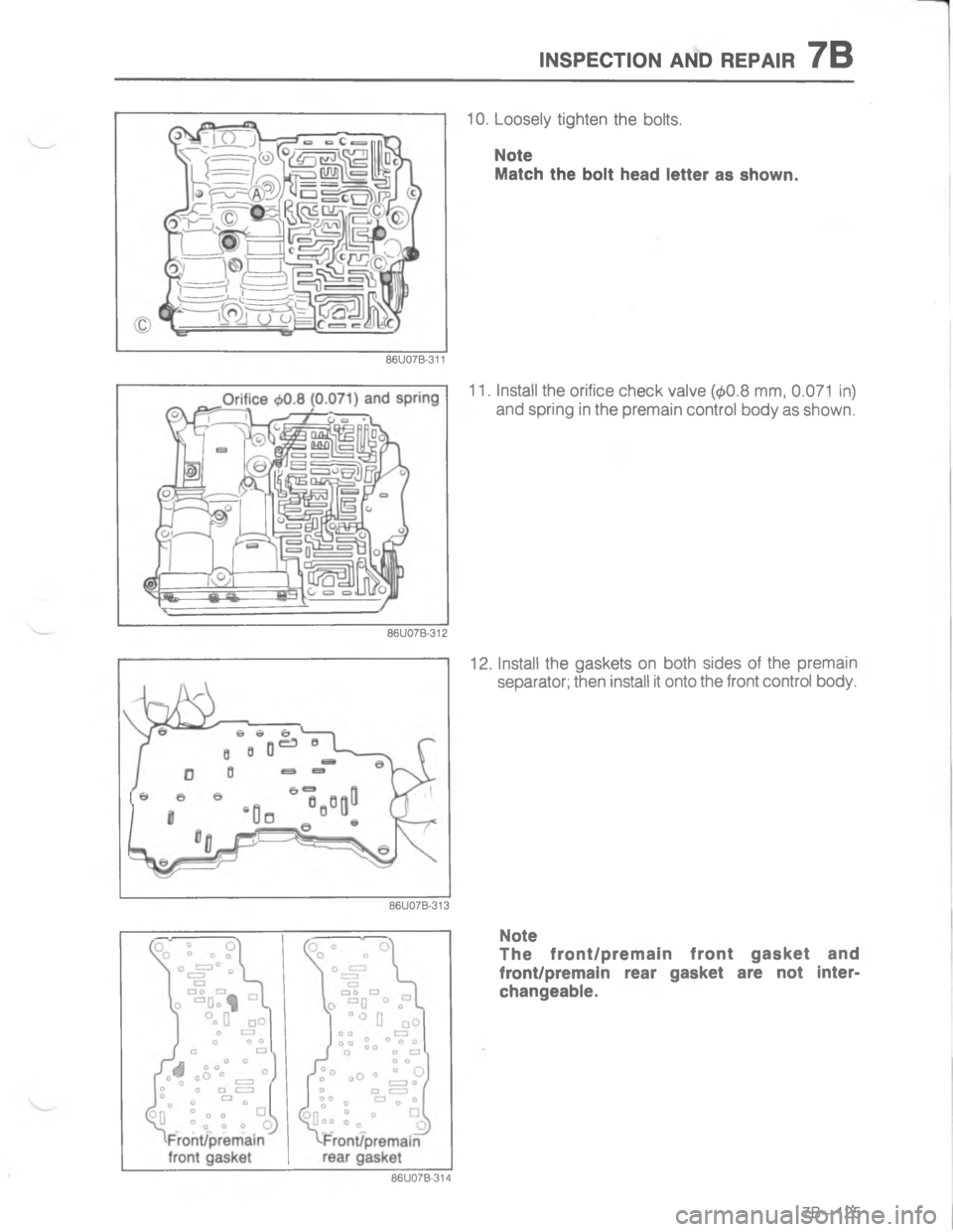 MAZDA MX-6 1988  Workshop Manual )7-5(#/) ), 45-47






	



%
#<D 