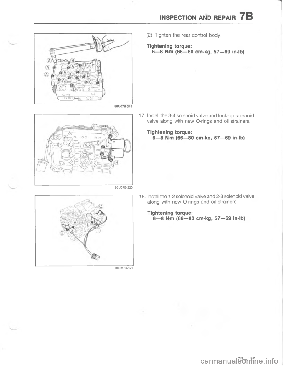 MAZDA MX-6 1988  Workshop Manual )7-5(#/) ), 45-472



&

B





<D 
