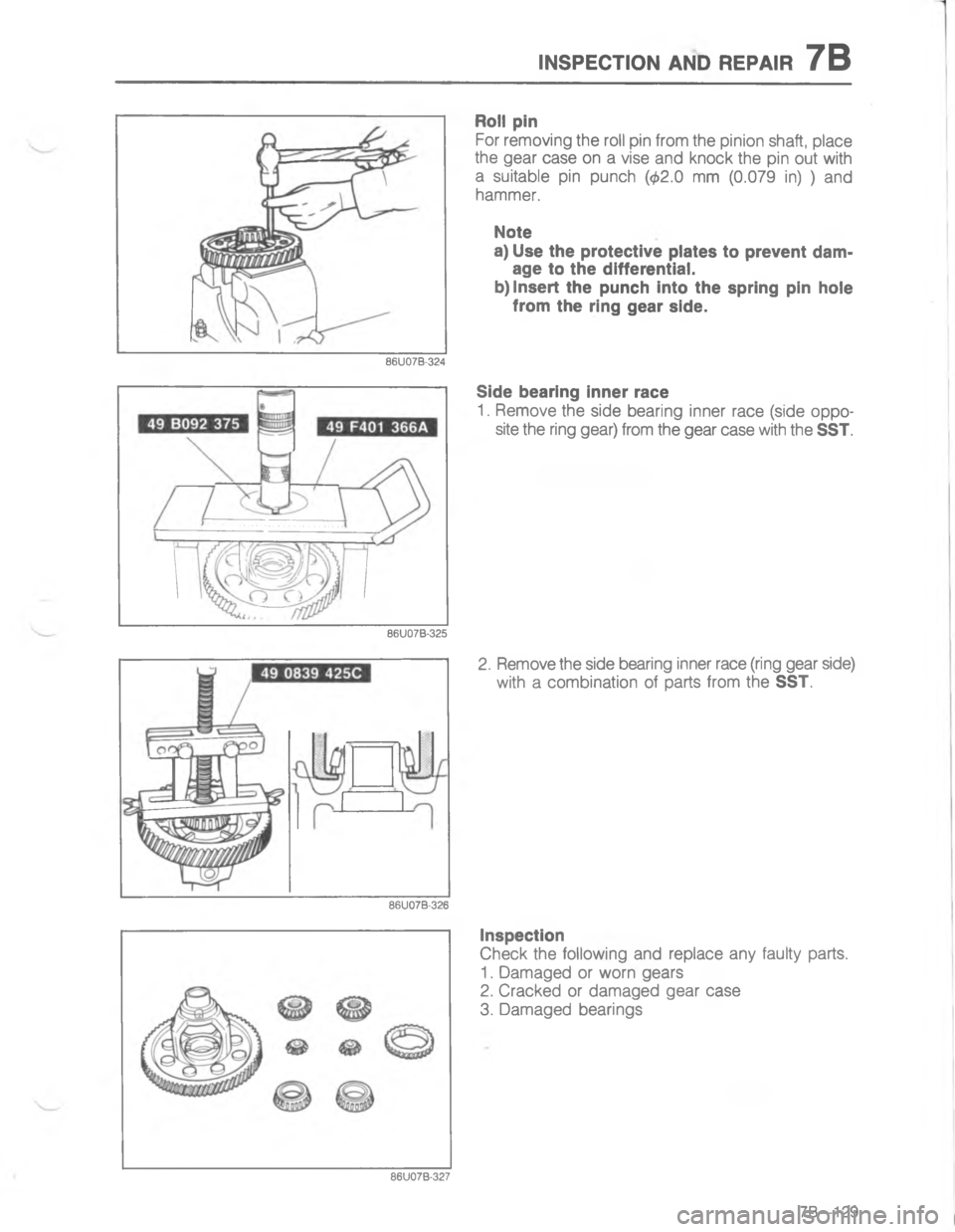 MAZDA MX-6 1988  Workshop Manual )7-5(#/) ), 45-47
E






1
%


	

;



\(

;
HD 