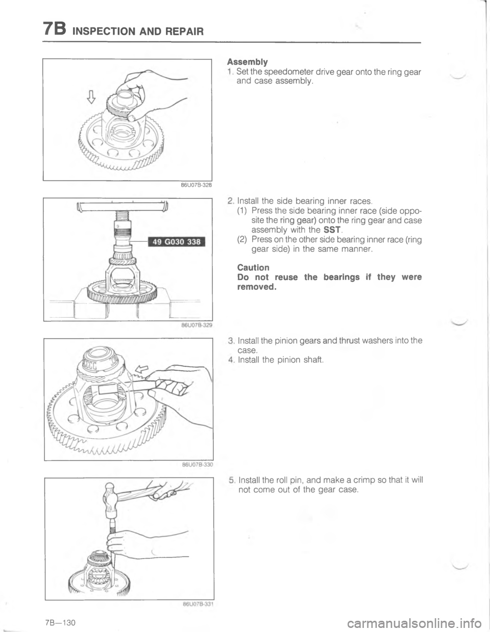 MAZDA MX-6 1988  Workshop Manual D8	
7


2
	
		
2








D 