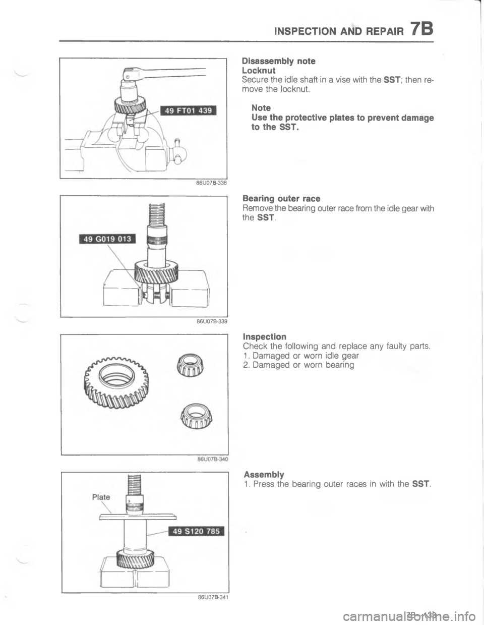 MAZDA MX-6 1988  Workshop Manual )7-5(#/) ), 45-47/***"&1!) "
0
7


=

<
:
4



\(

;
	
D 