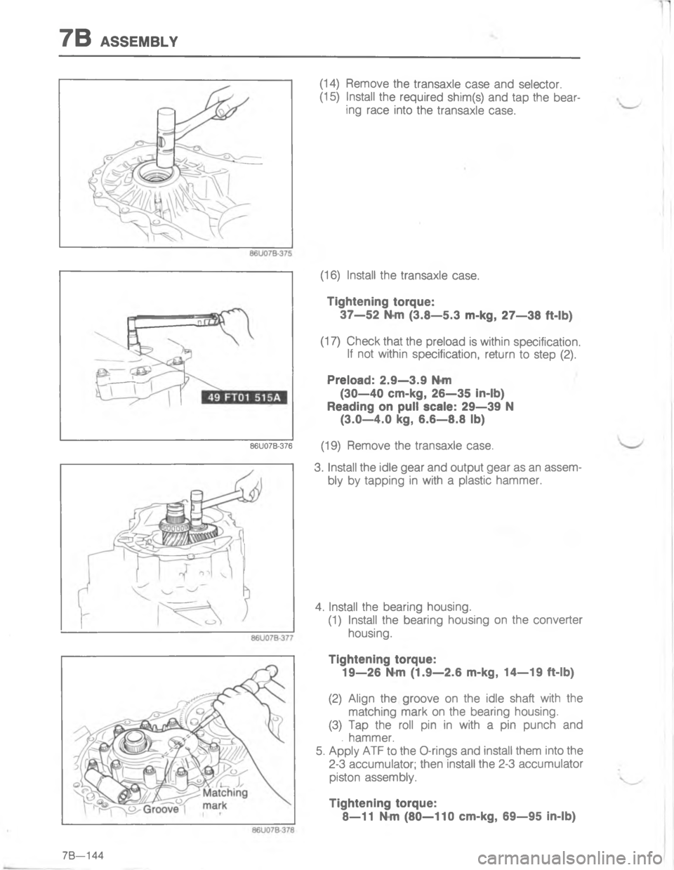 MAZDA MX-6 1988  Workshop Manual 7/72
2

2
0

2

/



2
H
! 
G
2

0

2

2

C
;
	
0
B-D 