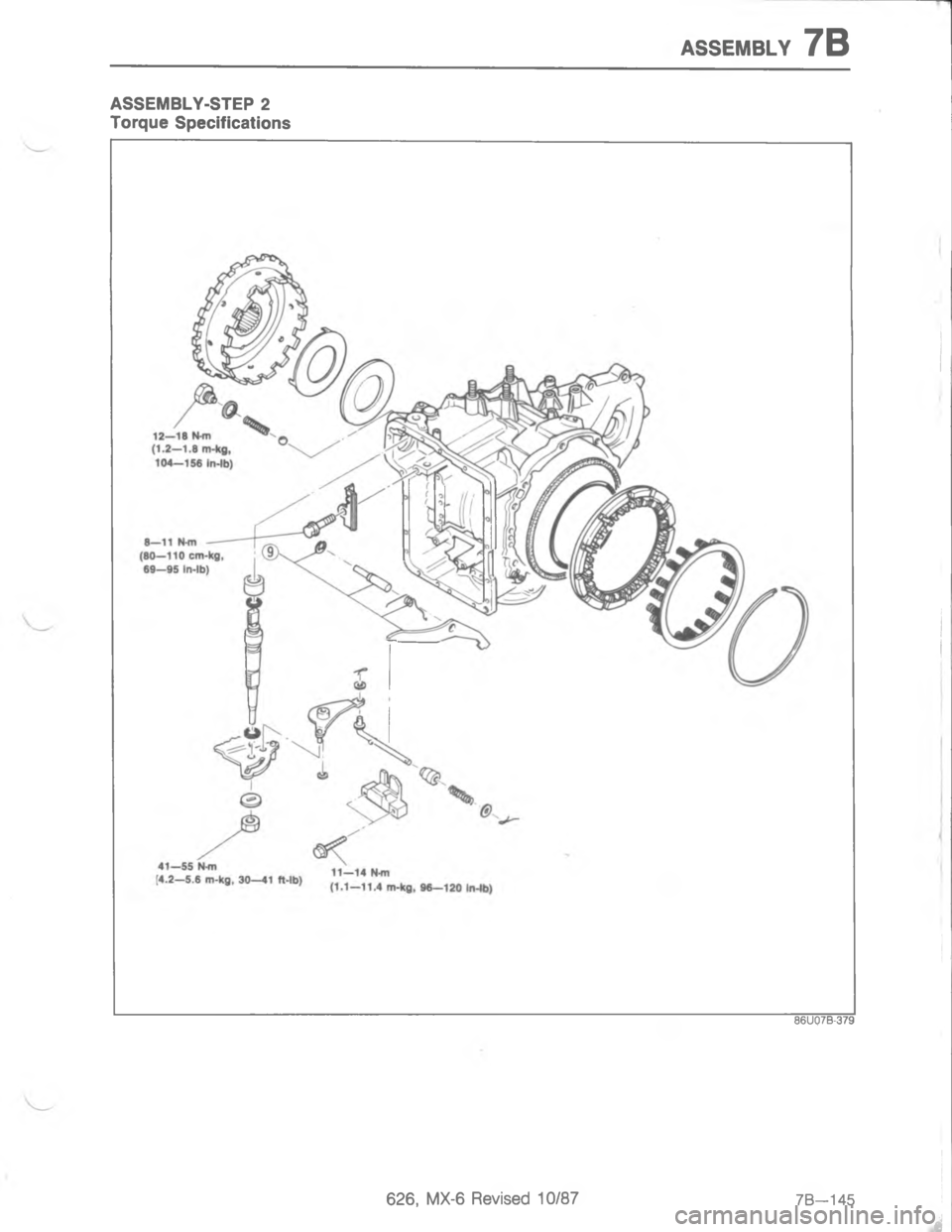 MAZDA MX-6 1988  Workshop Manual 7758.67/$ 1 1   ! & % @ =1 0   /  4
0
<;<$D 
