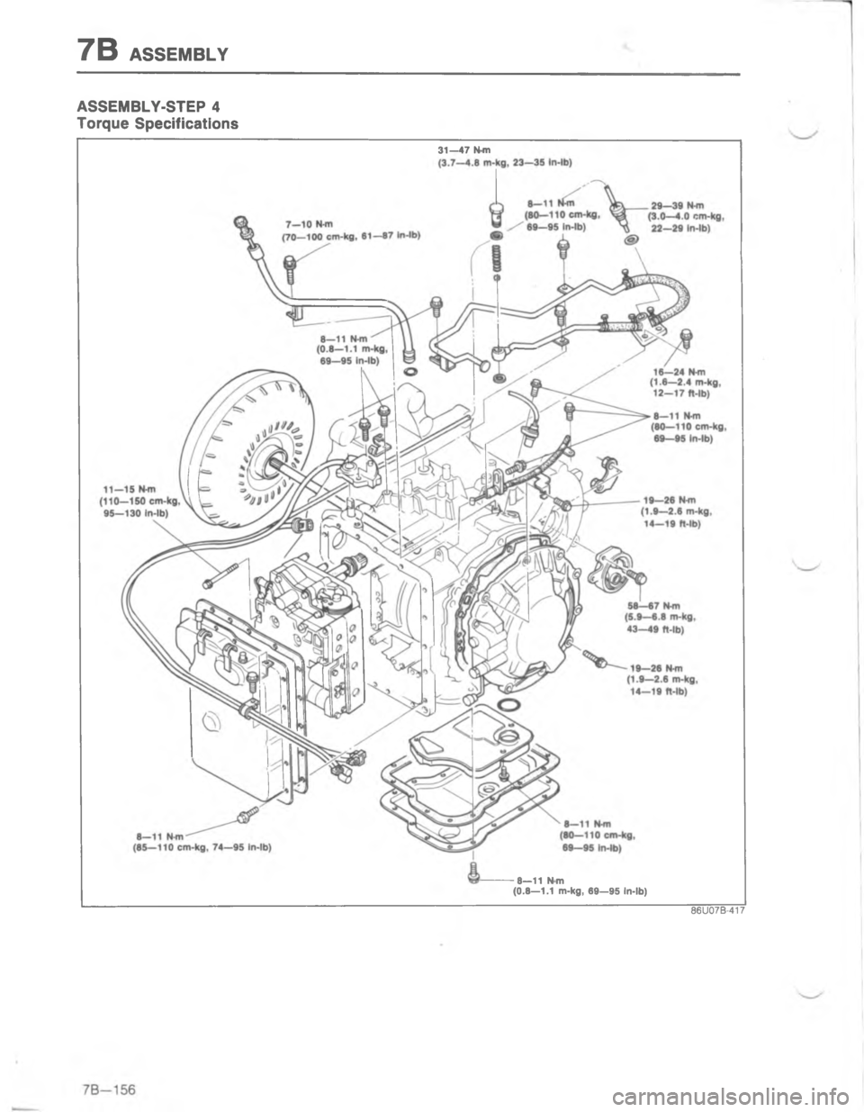 MAZDA MX-6 1988  Workshop Manual 7/7	:

H

2=< 