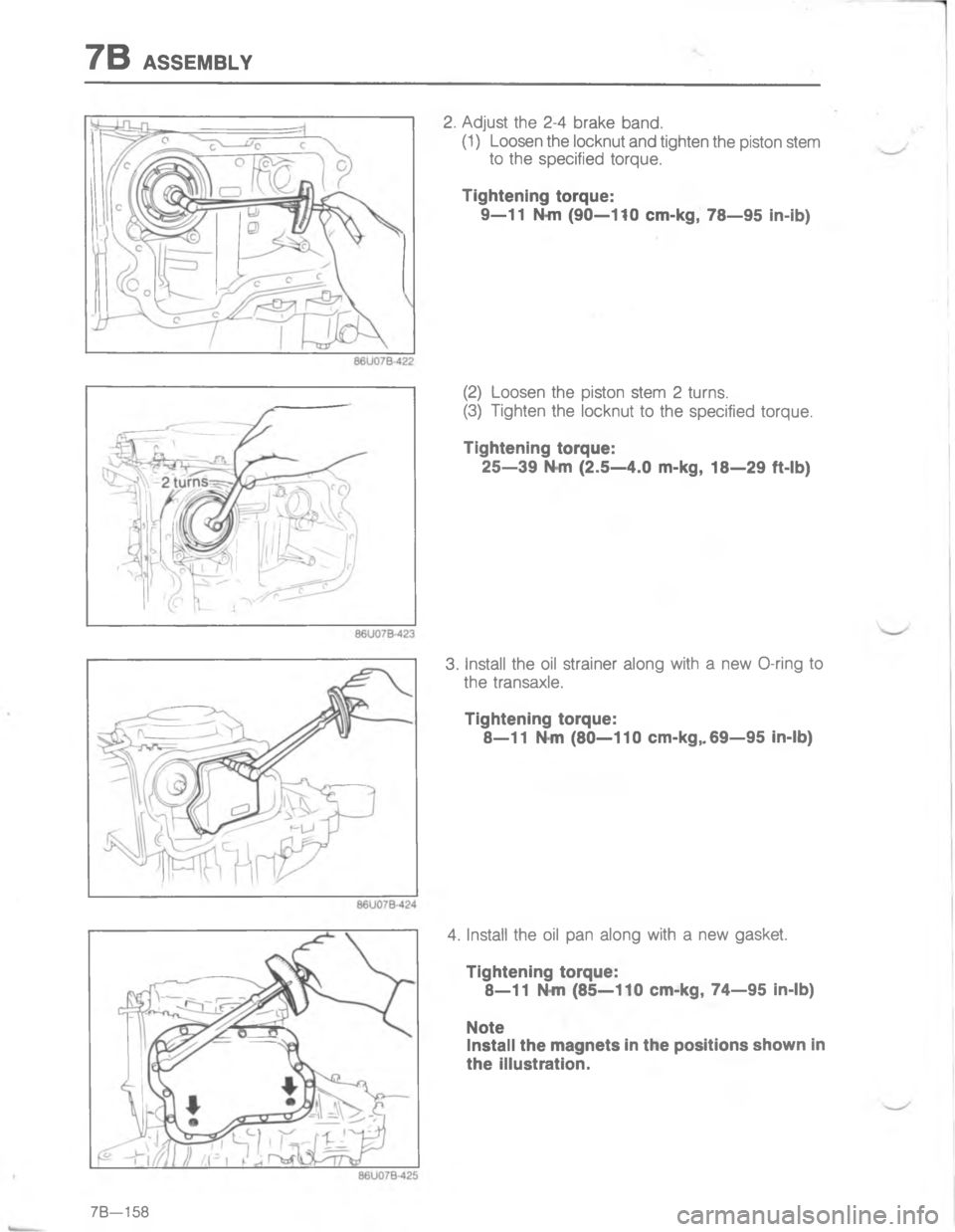 MAZDA MX-6 1988  Workshop Manual D87;
2


;B
2
2


H


@
G

@B


D 