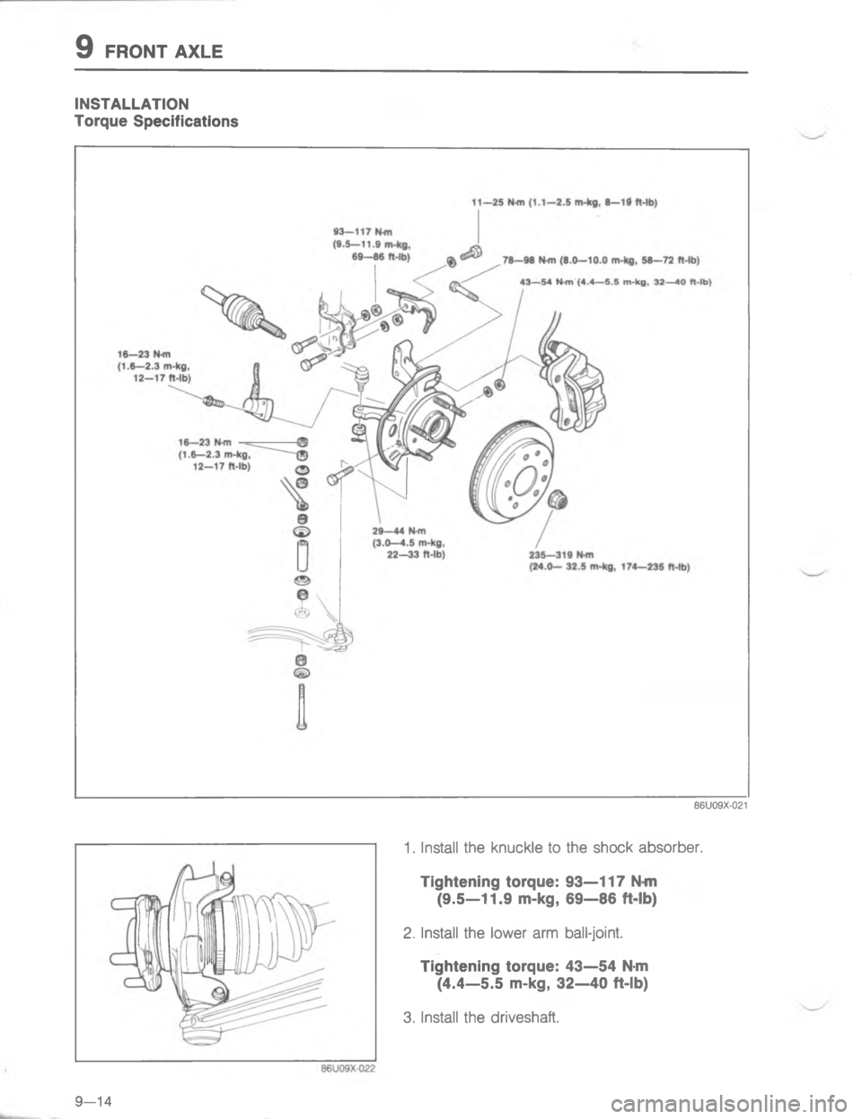 MAZDA MX-6 1988  Workshop Manual E

<:=


4
;

4
H 