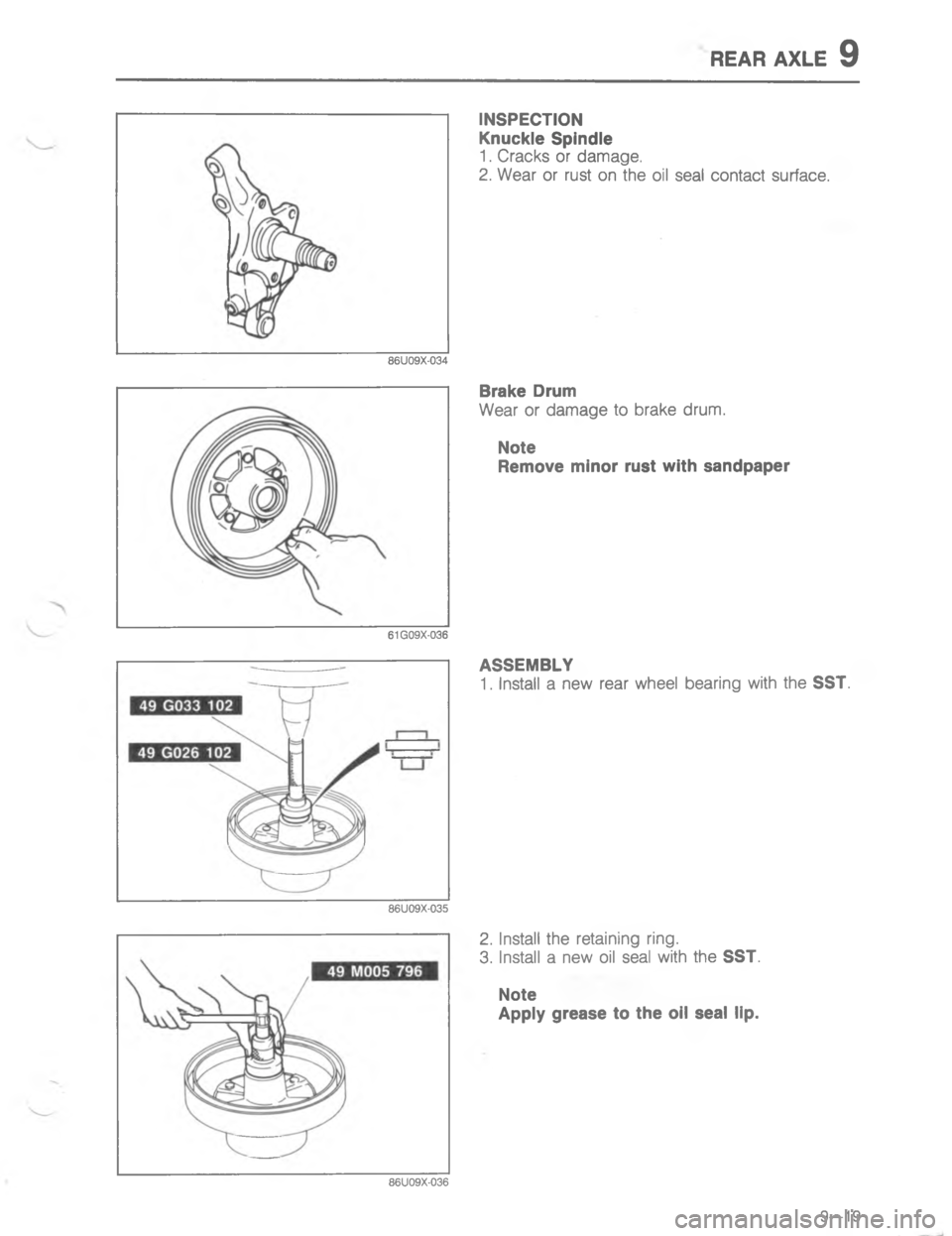 MAZDA MX-6 1988  Workshop Manual 454 >.5
D

;

:



	

;
H

	<
B 