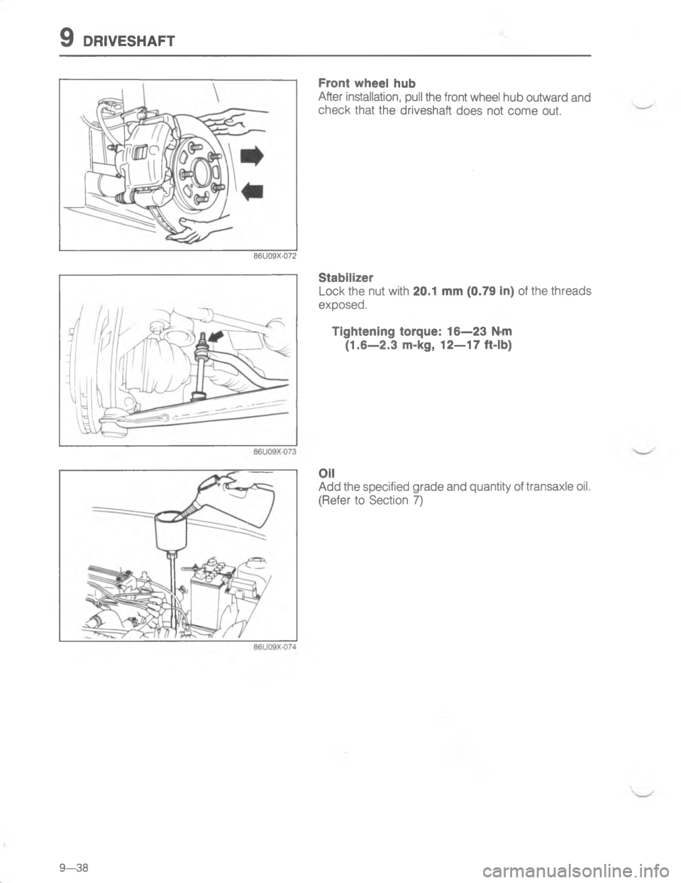 MAZDA MX-6 1988  Workshop Manual  ,4<



.
A

4


24 