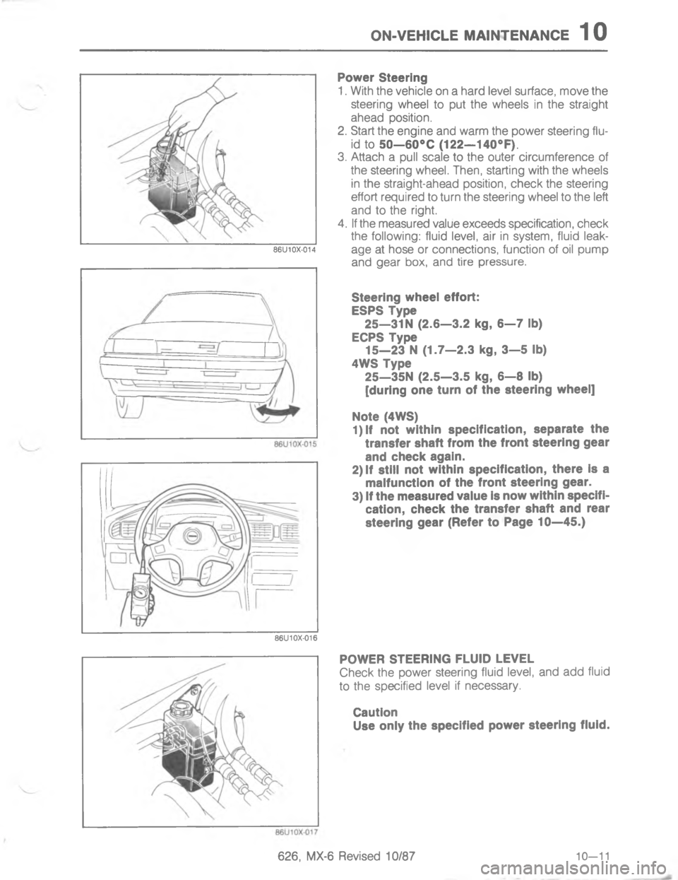MAZDA MX-6 1988  Workshop Manual /)159(.5 )#5))(5	< 

	

;
7-
H




G







/
6

_

/



&
2
#
*

 
\(


=<;<$ 