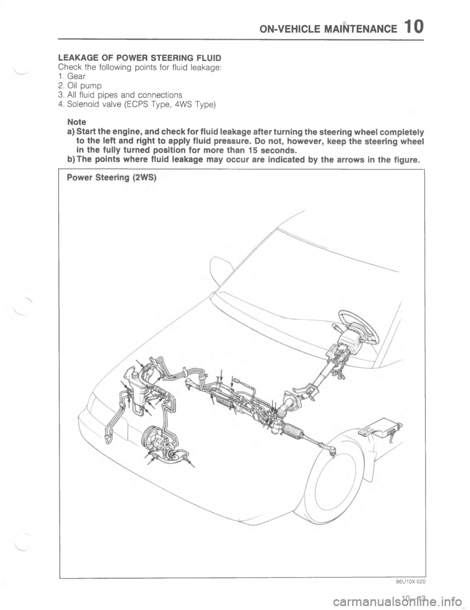 MAZDA MX-6 1988  Workshop Manual /)159(.5 )#5))(50
\(

;
H
G




1< 