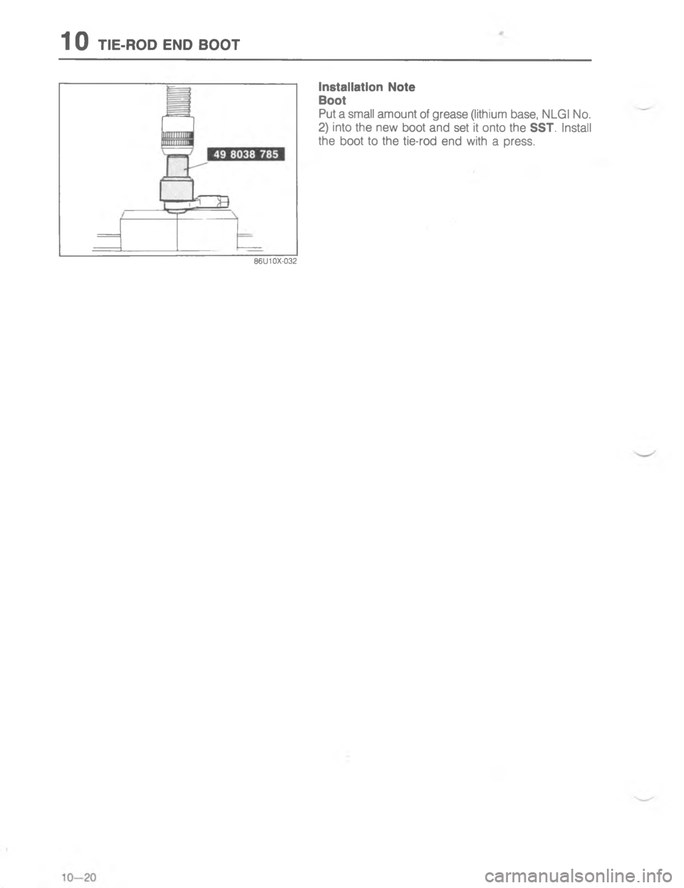 MAZDA MX-6 1988  Workshop Manual 	*#

:
-
;

< 
