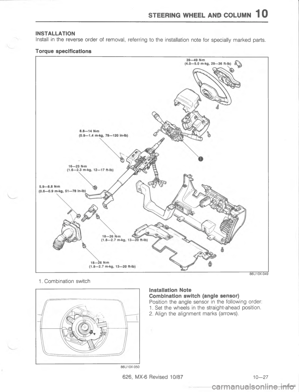 MAZDA MX-6 1988  Workshop Manual 7#554)@ 955. ), (/.:)






-

;
< 