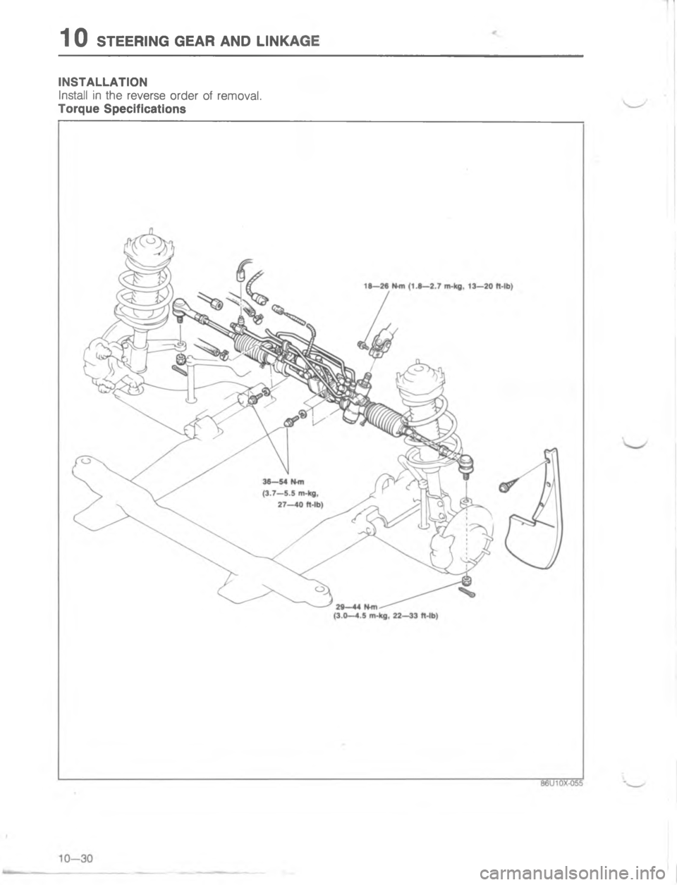 MAZDA MX-6 1988  Workshop Manual 	*7

 