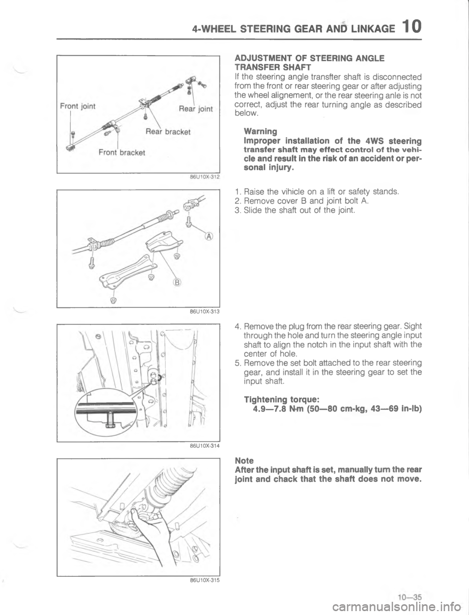 MAZDA MX-6 1988  Workshop Manual G955. 7#554)@ @54 ), .)R@5		





!


:
#
*

;
H

G

	

C



6


	
P< 