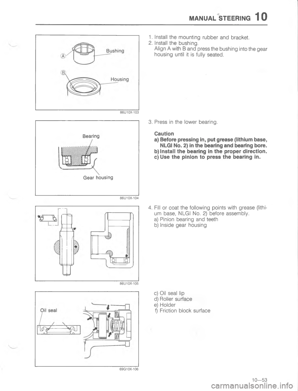 MAZDA MX-6 1988  Workshop Manual ):. 7#554)@	* 	   !!  !
; 	  !	
 8 		!	
	   	   	

8
@H

