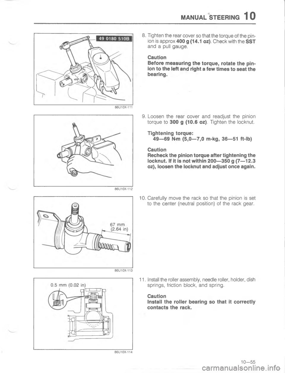 MAZDA MX-6 1988  Workshop Manual ):. 7#554)@	<
6--\(


:

1

"2--#

6


!



<

	


#<: 