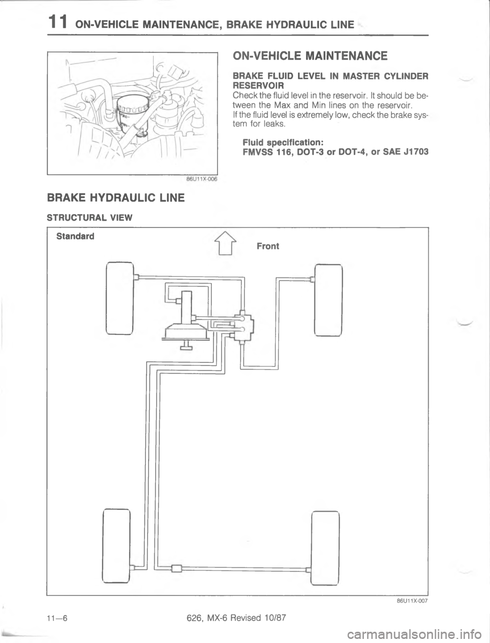MAZDA MX-6 1988  Workshop Manual  /
:

\(





O


<;<$< 