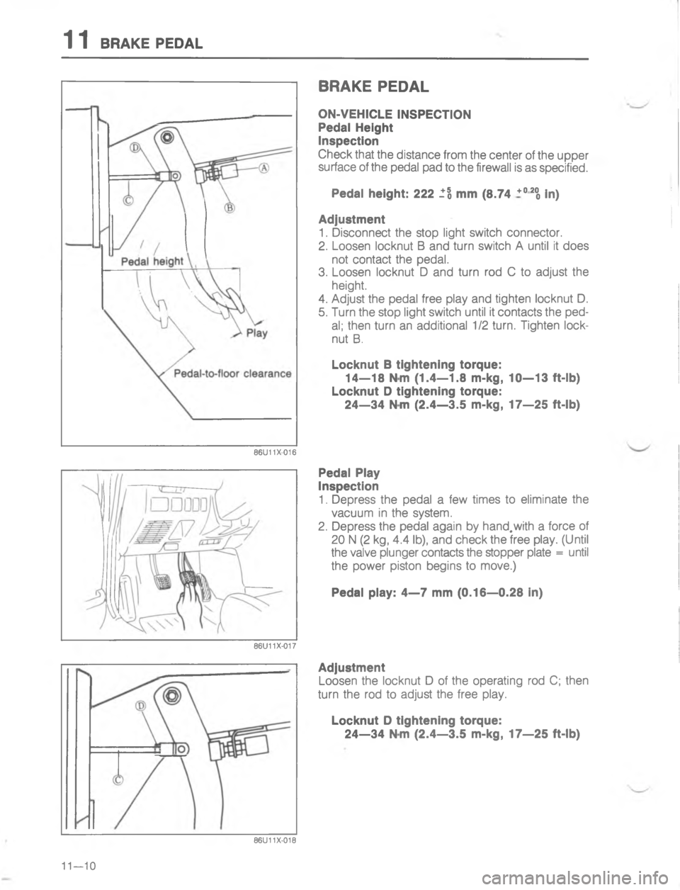 MAZDA MX-6 1988  Workshop Manual 		8O

 

\(
	
 "
	

;

H

G
C


0
/
0


 


&
;
;


 "
	
.

0
< 