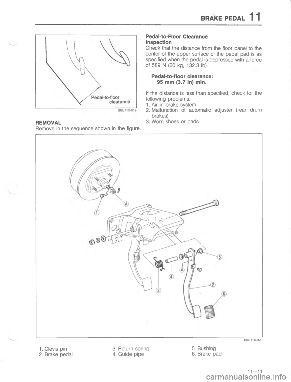 MAZDA MX-6 1988  Workshop Manual 84R5 -5,.	A	
4 

\(

	

 
;



;
!
H


;H
GC
< 