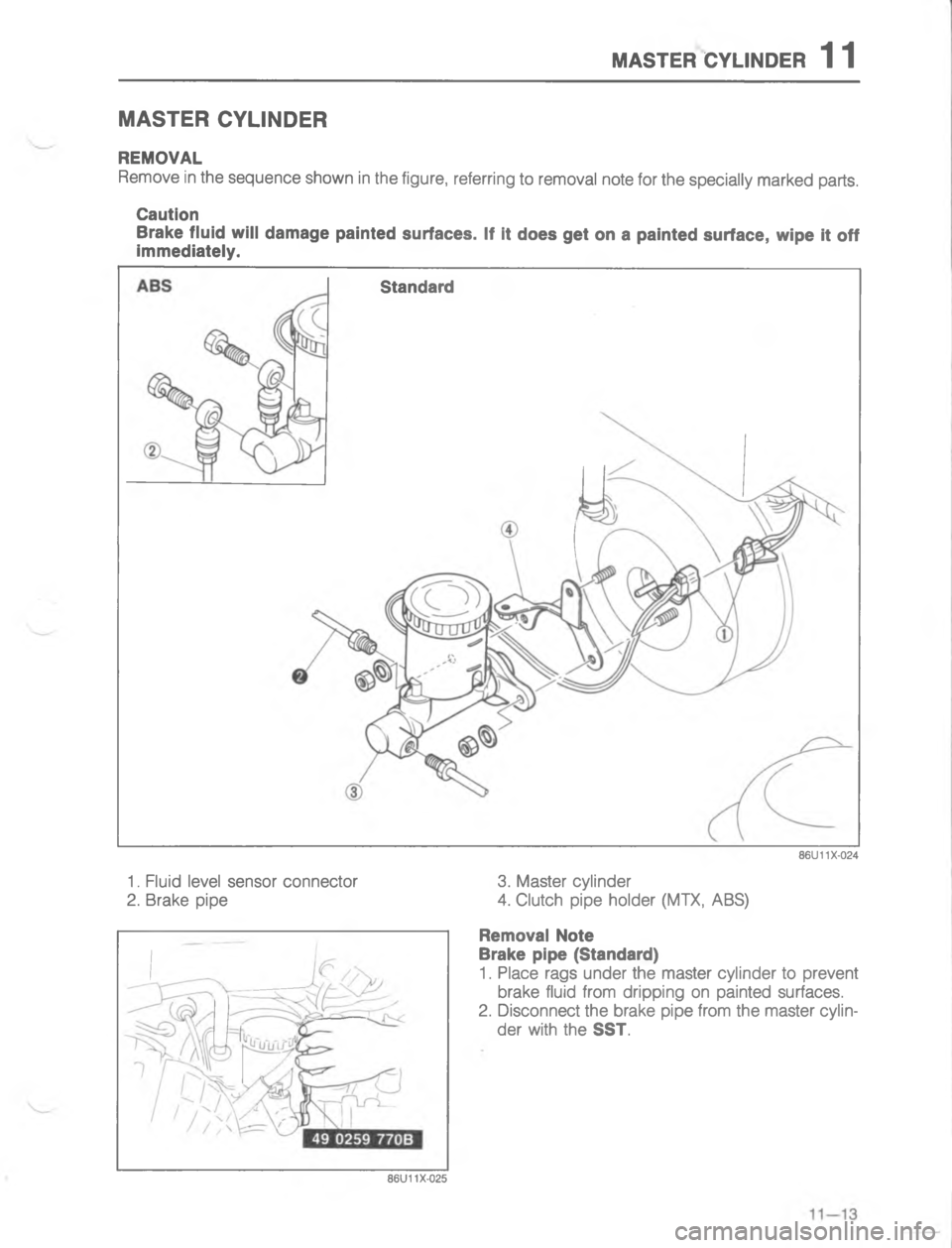 MAZDA MX-6 1988  Workshop Manual 7#54 (6.),54	S
A
4

:



;
H
G

:

!
;
 