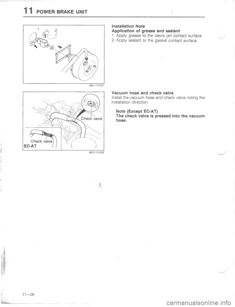 MAZDA MX-6 1988  Workshop Manual 		-
	

;
<
A




+B 