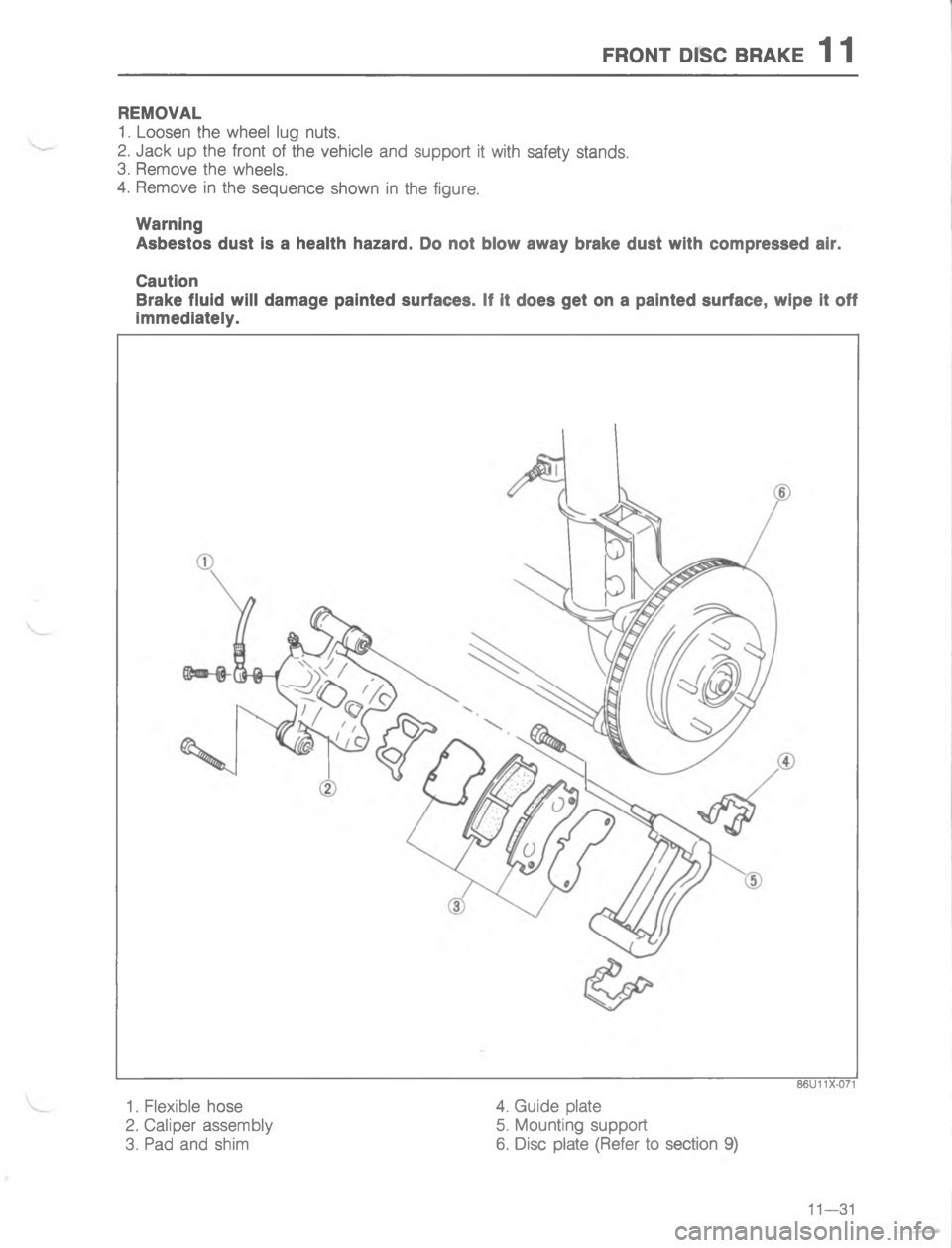 MAZDA MX-6 1988  Workshop Manual E4/)# ,7( 84R5	

;
H
G

	

:

M

;
H 