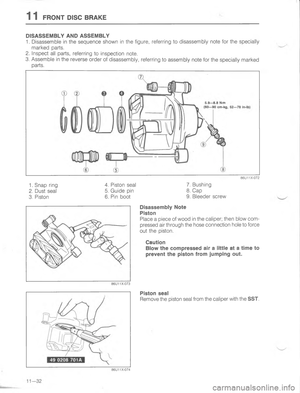 MAZDA MX-6 1988  Workshop Manual 		E4	


;
H



;
H

 
-



:

 
4 < 