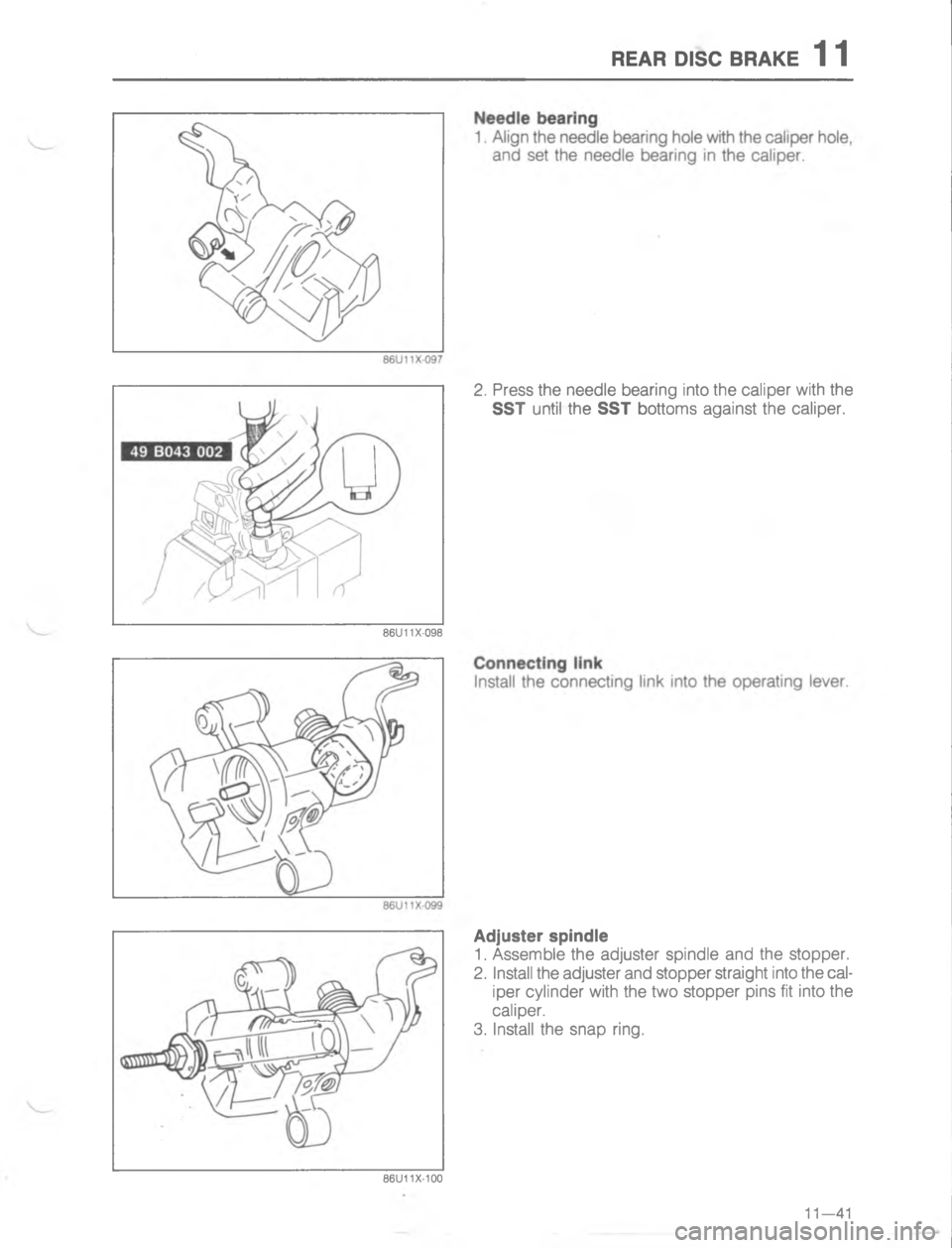 MAZDA MX-6 1988  Workshop Manual 454 ,7( 84R5;
!

	

;


H< 