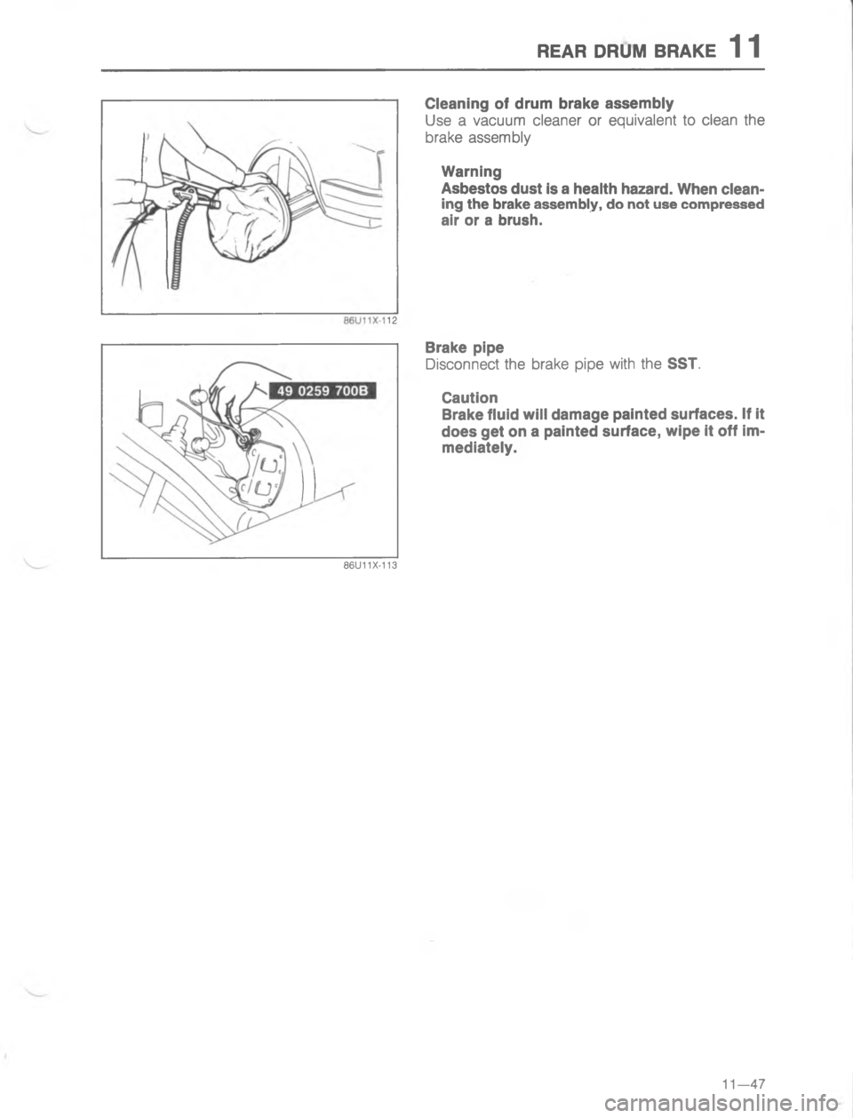 MAZDA MX-6 1988  Workshop Manual 454 ,4: 84R5	;
:
!

	


:
,

:

&
 