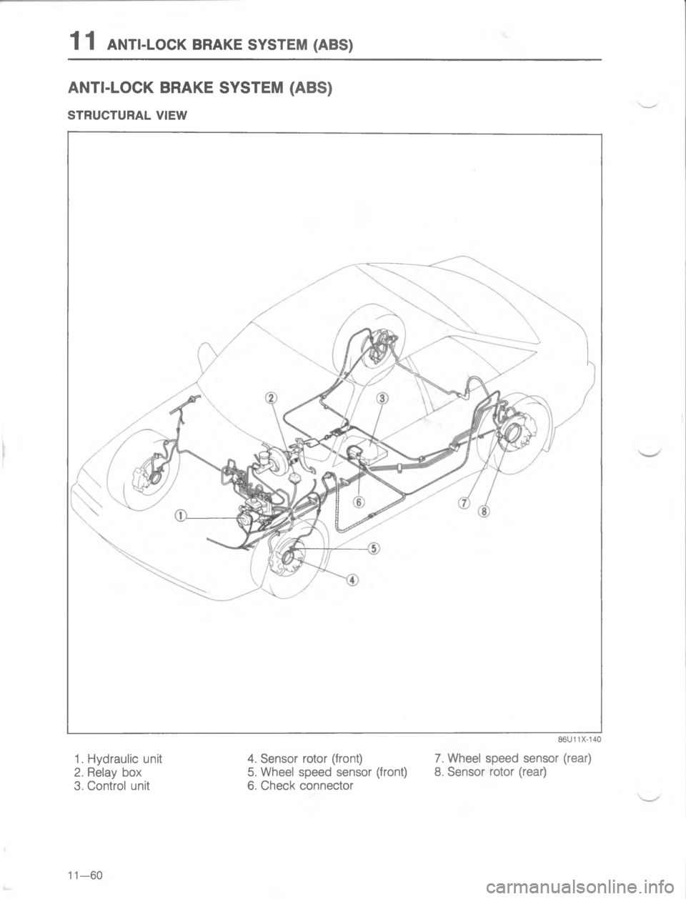 MAZDA MX-6 1988  Workshop Manual 		
=


;
H 
