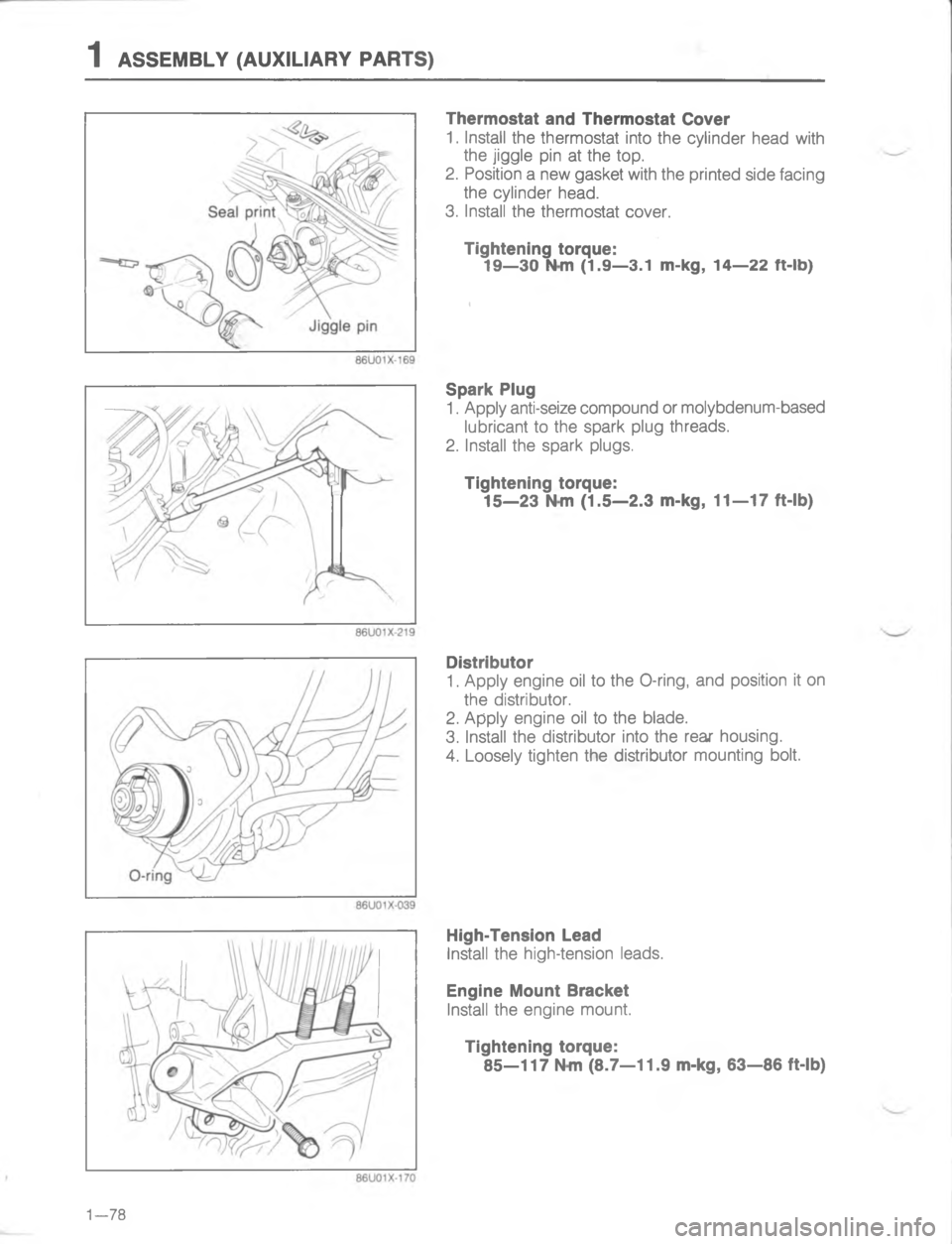 MAZDA MX-6 1988  Workshop Manual 	


;

H

/
O



;

/



;
H
G




@ 