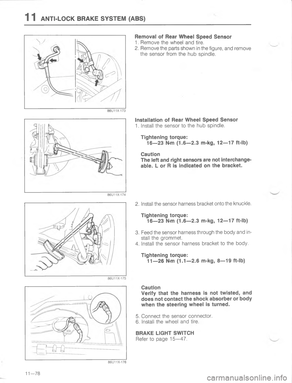 MAZDA MX-6 1988  Workshop Manual 		

;




/

+


;

/
H
	
G

/

A

I
C
<
:	
4< 