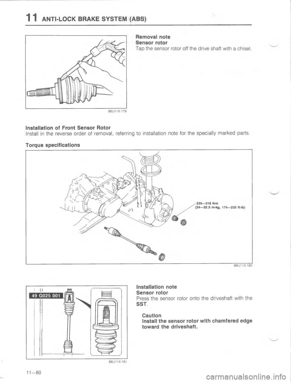 MAZDA MX-6 1988  Workshop Manual 		)#./(R 84R5 767#5 2873*!!  %  "* 




-



 