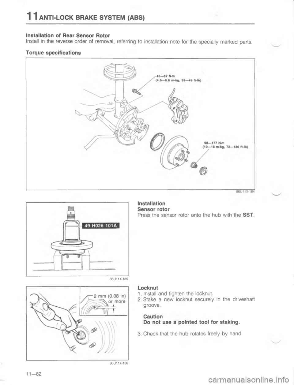 MAZDA MX-6 1988  Workshop Manual *!!  % " "* 

	

-

0

;



H< 