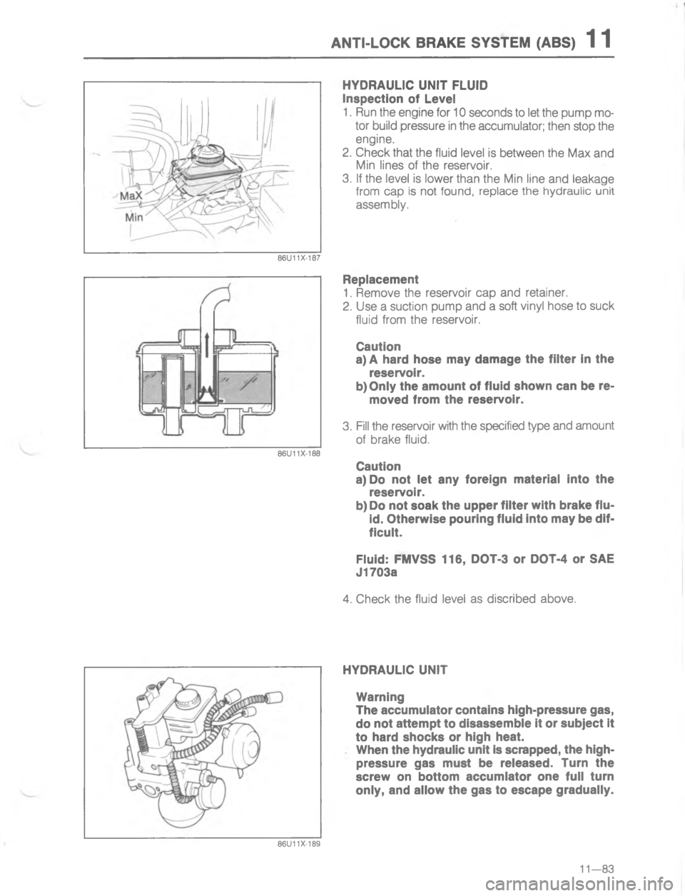 MAZDA MX-6 1988  Workshop Manual )#./(R 84R5 767#5 2873		=0




;

H




;




1
&
H




1

%


G
	=0




+

*
< 
