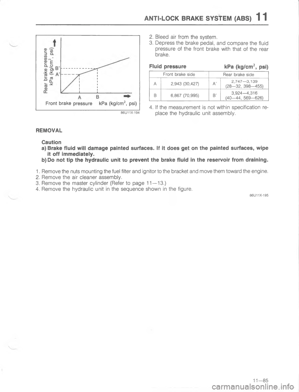MAZDA MX-6 1988  Workshop Manual )#./(R 84R5 767#5 2873	E
;
H

!

E
4
;
2
8H
2
G





1

;
H
G
 